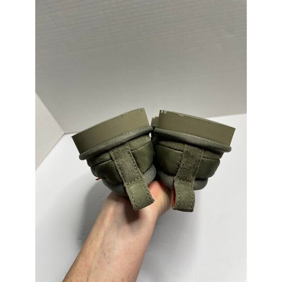 NEW UGG Big Kids Size 3 Tasma Olive Green Puffer Slip On Slipper - Picture 5 of 6